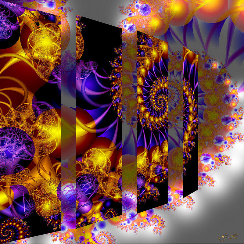 fractal art, abstract art, color art